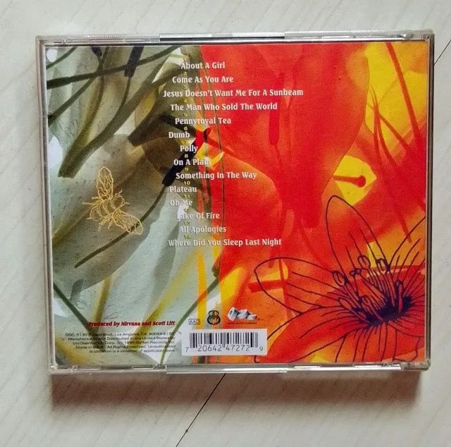 cd - Nirvana - Mtv Unplugged (printed in U.S.A) - Foto 2