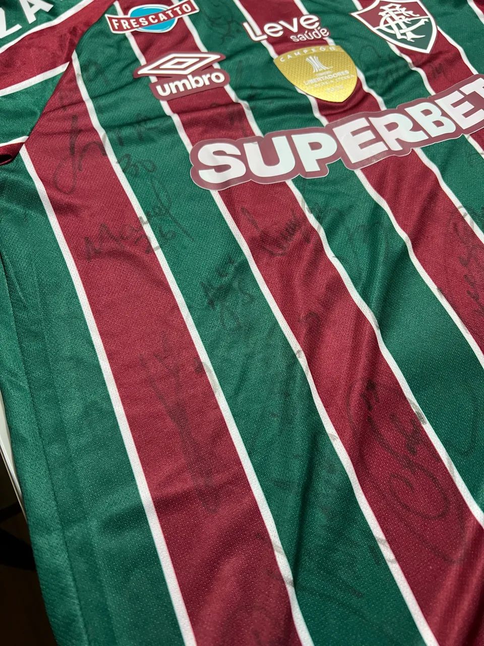 Camisa Oficial Fluminense Autografada - Foto 3