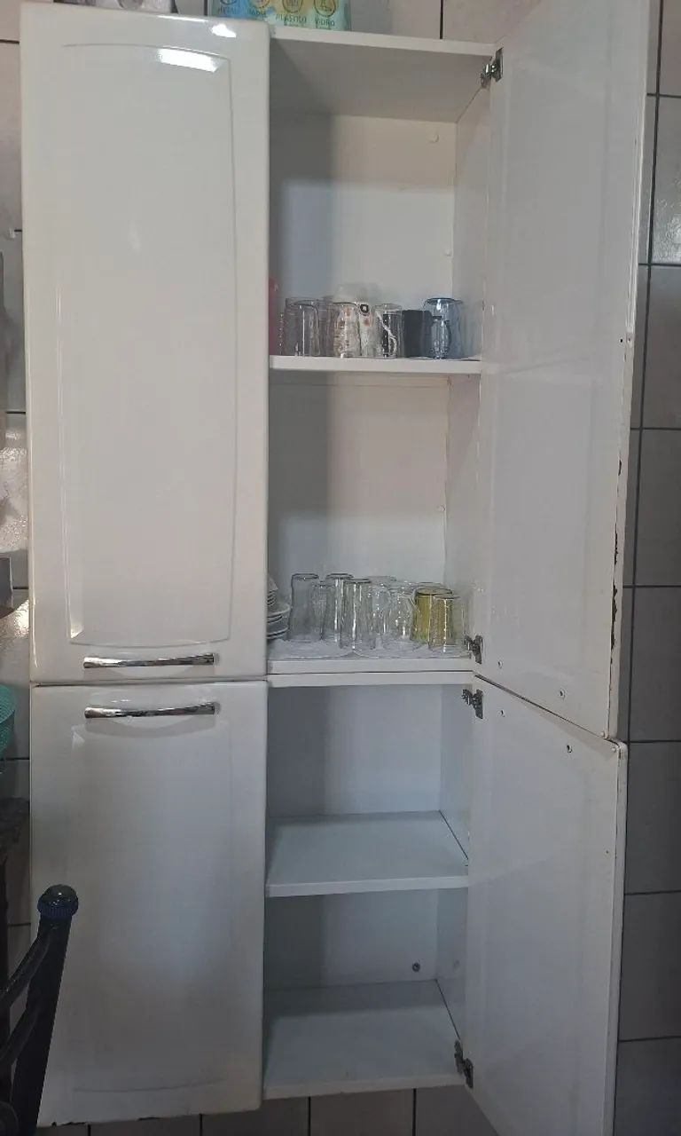 Armário de aço cozinha