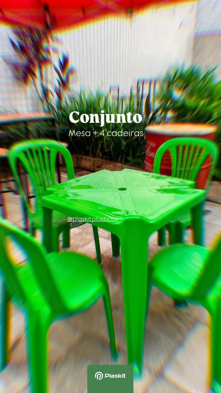 Conjunto mesa com 4 cadeiras  - Foto 2