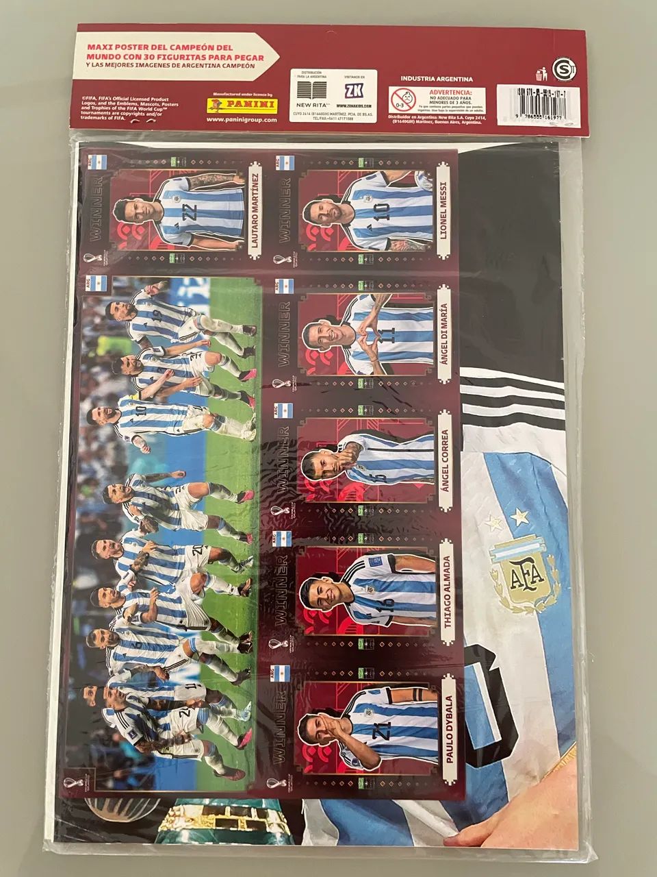 Poster Argentina campeã da copa do mundo de 2022