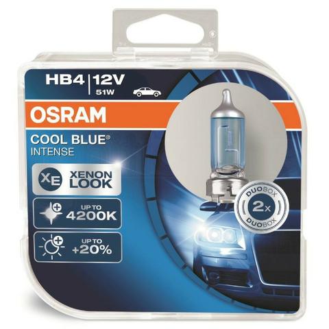 Lâmpadas Osram Cool Blue Intense Hb4 4200k 12v 51w