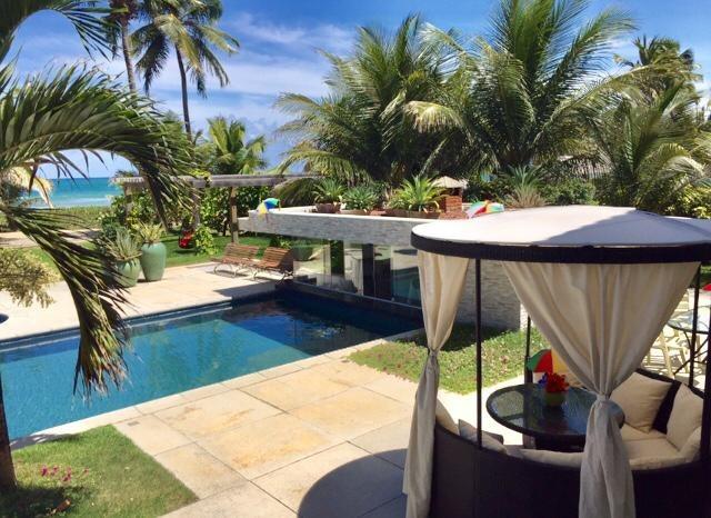 Luxuosa casa duplex com mobília sofisticada á beira mar da reserva do paiva confira-E
