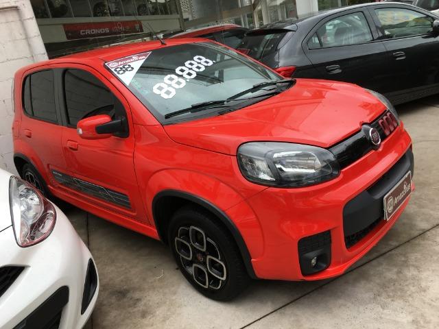 Fiat Uno 1.4 Evo Sporting 8v Flex 4 portas Automatizado vermelho 2015 - Foto 3