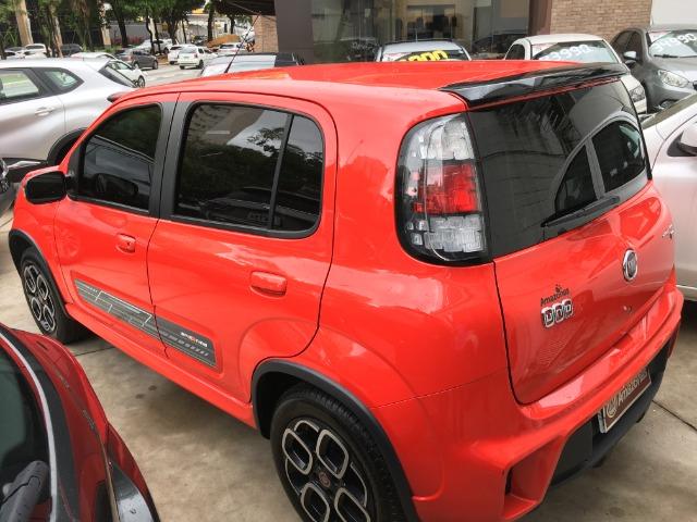 Fiat Uno 1.4 Evo Sporting 8v Flex 4 portas Automatizado vermelho 2015 - Foto 6