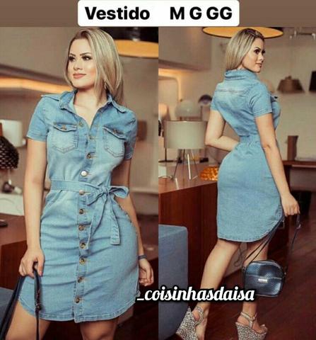 Vestido jeans novo