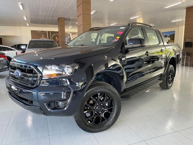 FORD RANGER BLACK ZERO KM ANO 2022
