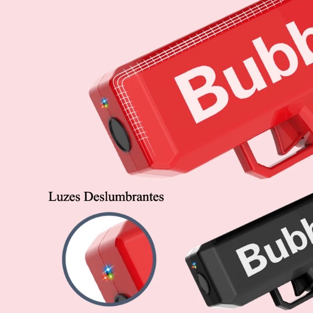 Pistola De Bolhas De Sabão Com Musica E Luzes - Foto 4