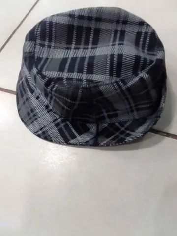Chapeu em tecido xadrez sem uso  - Foto 3