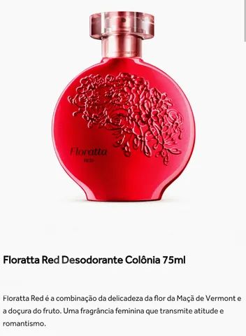 Floratta red 75ml boticário 