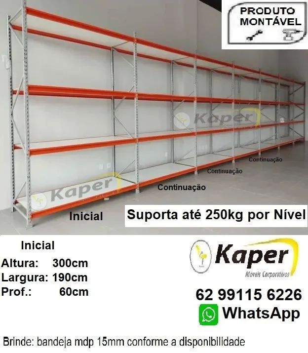 Mini Porta-Pallet P60 / palete / estante ( novo )  Compacto e Funcional
