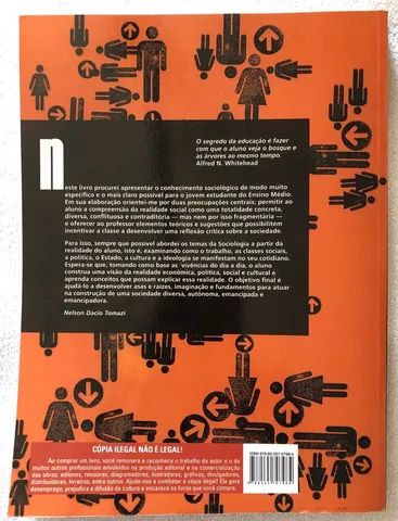 Livro Sociologia para o Ensino Médio Nelson Dacio Tomazi - Foto 3