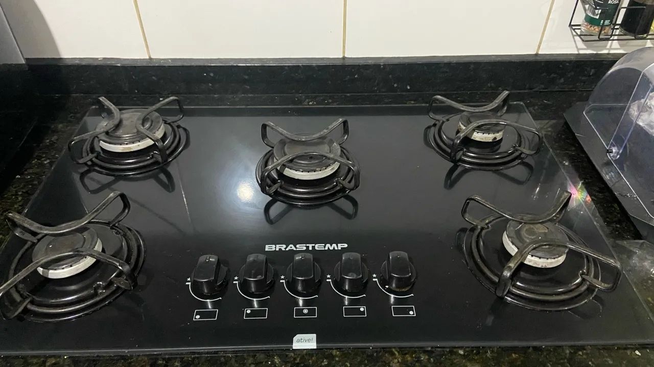 Cooktop 5 bocas - Brastemp 