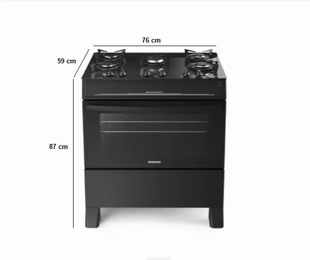 Fogão 5B mesa de vidro temperado Novo  - Foto 2