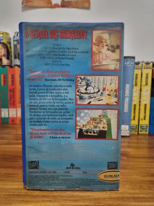 Vhs  A Revolta Dos Brinquedos Robin Williams  Dublado  - Foto 2
