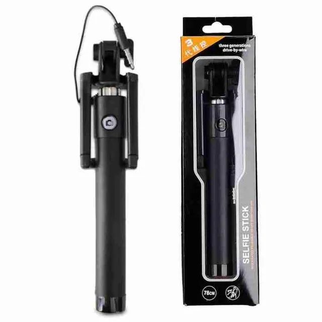 Pau de Selfie Bastão Monopod com Botão Disparador - Foto 4