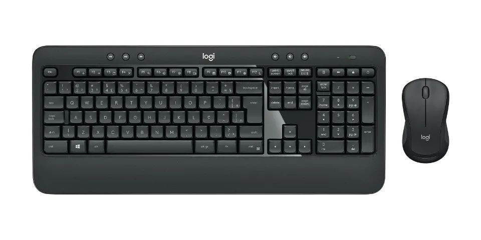 kit logitech mouse e teclado sem fio mk540
