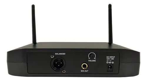 Microfones Sem Fio Le Son Ls906 16 Canais Padrão Cardioide Cor Preto - Foto 4