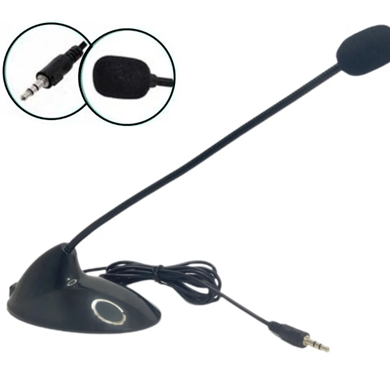 Microfone de Mesa Dinâmico Omnidirecional P2, Preto - Kapbom em São Luís ma