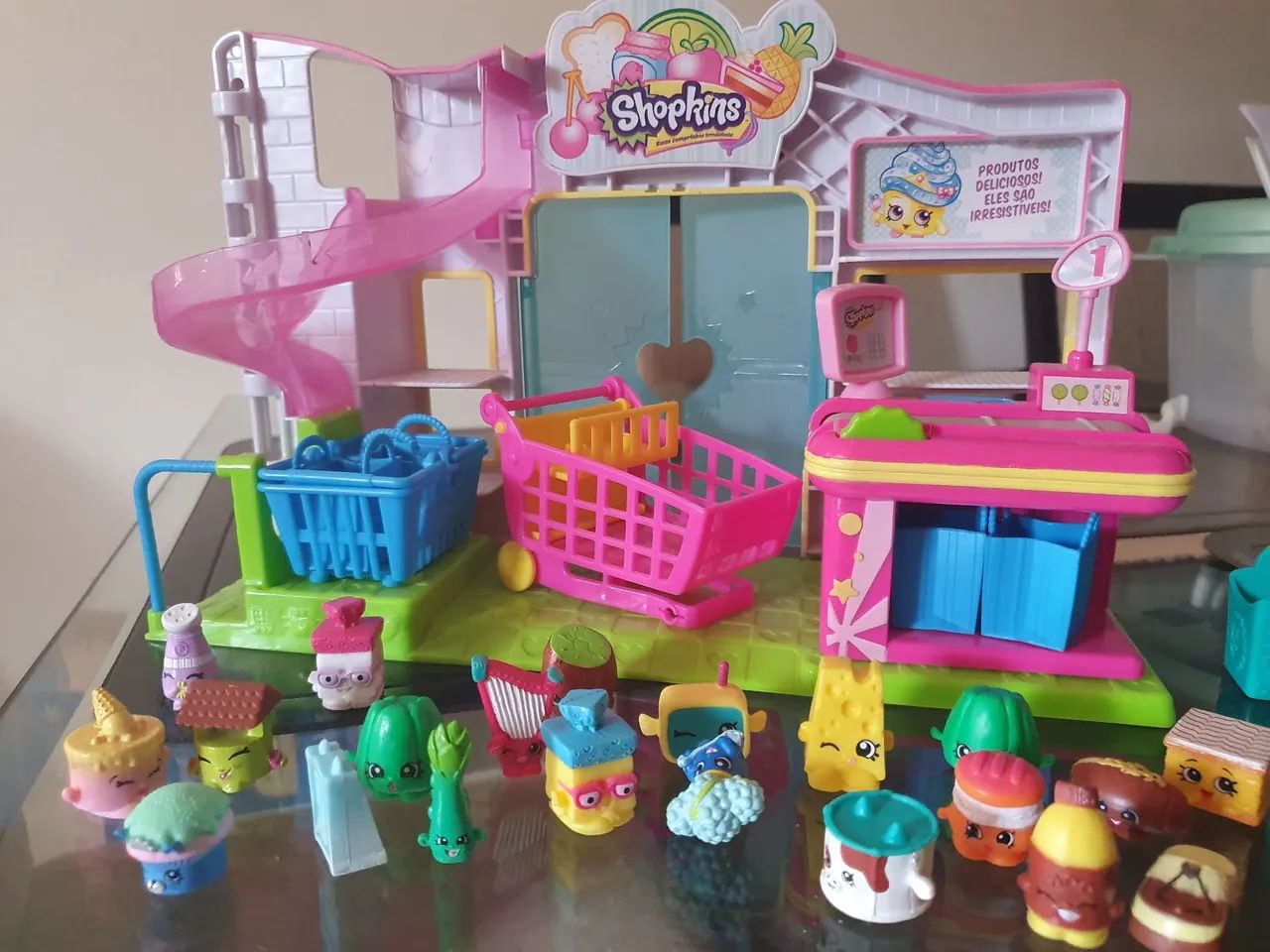 Shopkins - Supermercado com Carrinho e Diversos Acessórios - Foto 2