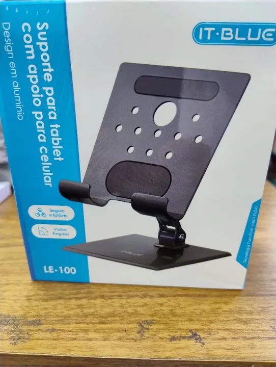 suporte para tablet,ipad em aluminio gira até 180 graus