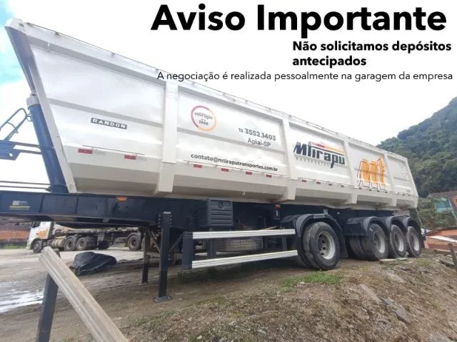 SR/RANDON Basculante 2023 - 4º eixo - com kit hidráulico 55m³