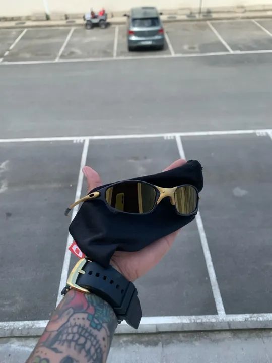 Óculos de Sol Oakley - Gold - Foto 5