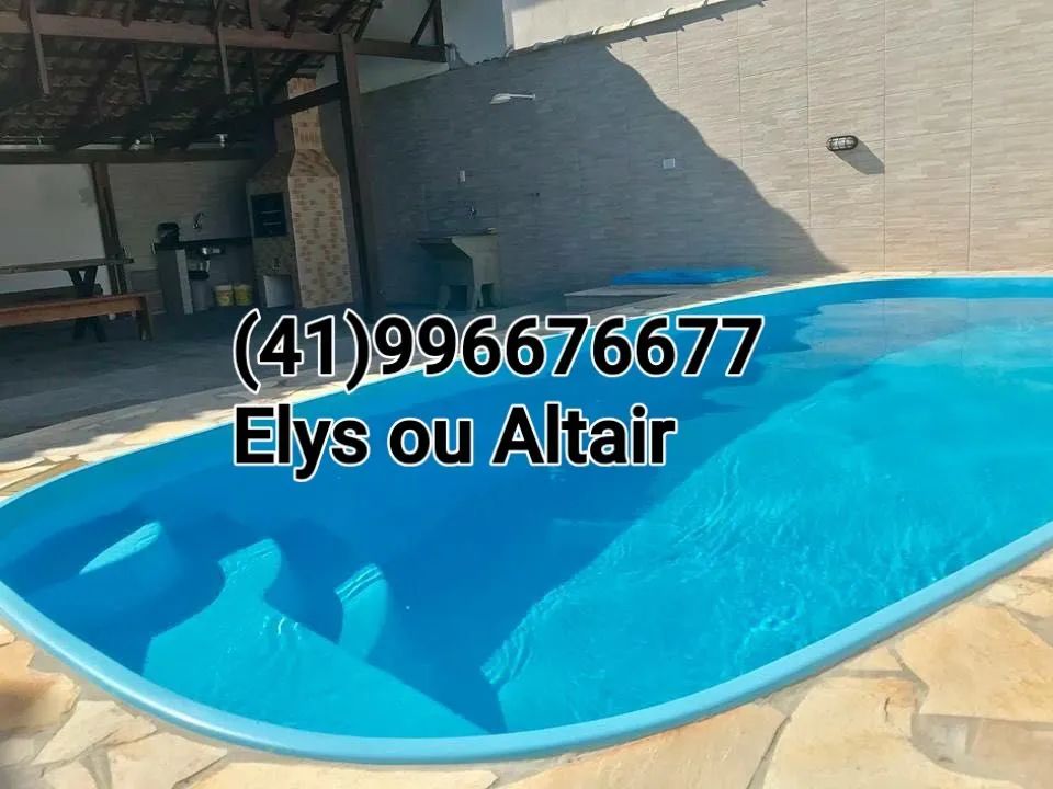 Casa com piscina 100m da praia, nereidas, guaratuba,até 10 pessoas(somente Casafamilias)  - Foto 2