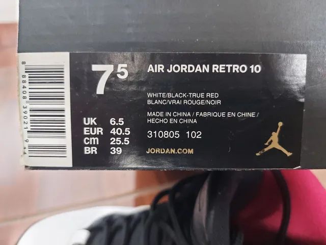 Air Jordan Retrô 10 "Doble Nickel" - *ACEITO PROPOSTA EM VALOR!!!!* - Foto 6