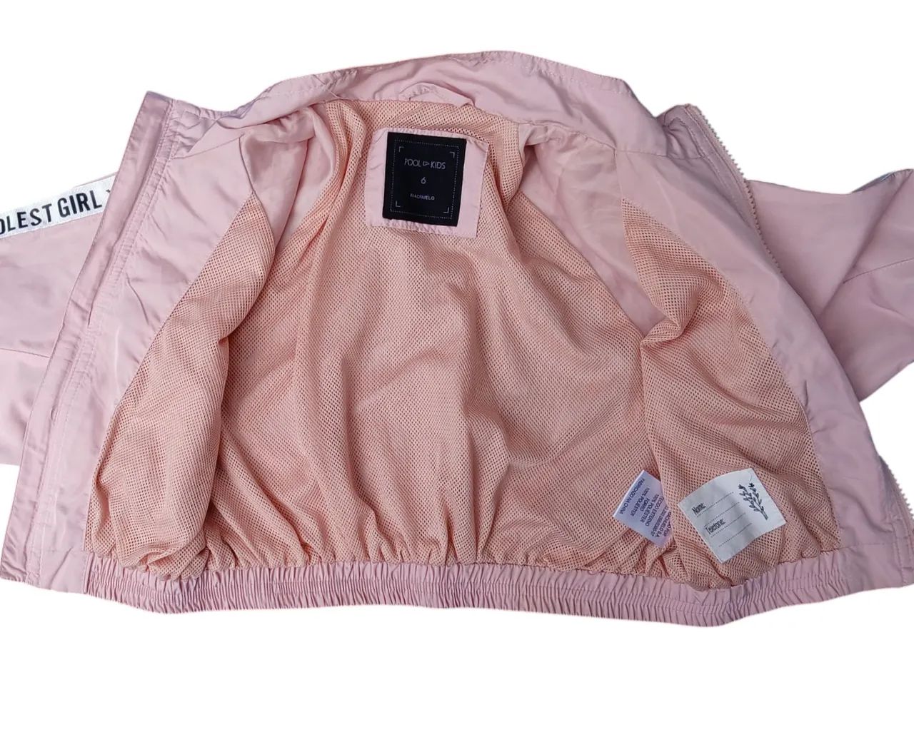 Jaqueta Corta Vento Infantil cropped The Coolest Girl Roupas