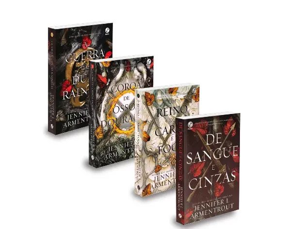 Box atualizado 5 livros da saga "De Sangue e Cinzas" - Foto 3