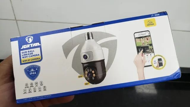 Câmera Segurança Dupla lentes de câmera