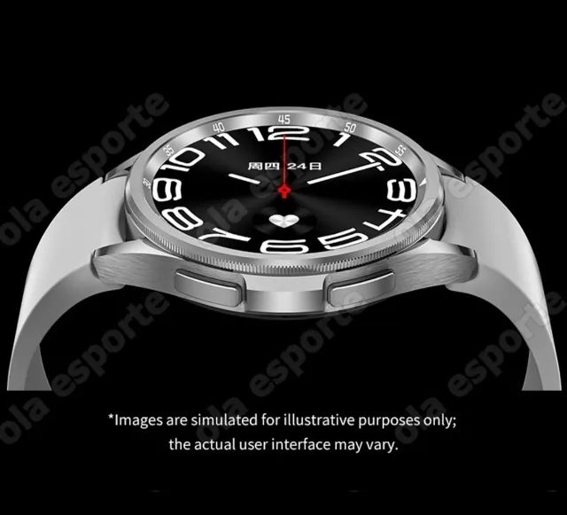 Smartwatch NFC Watch 9 Clássico - Display Amoled - Branco - Unissex - Foto 2