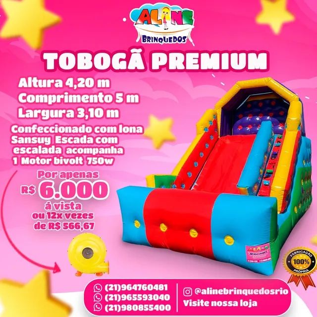 tobogã Premium compre direto da fábrica  - Foto 4