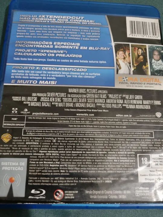 Blu-ray projeto x - Foto 2