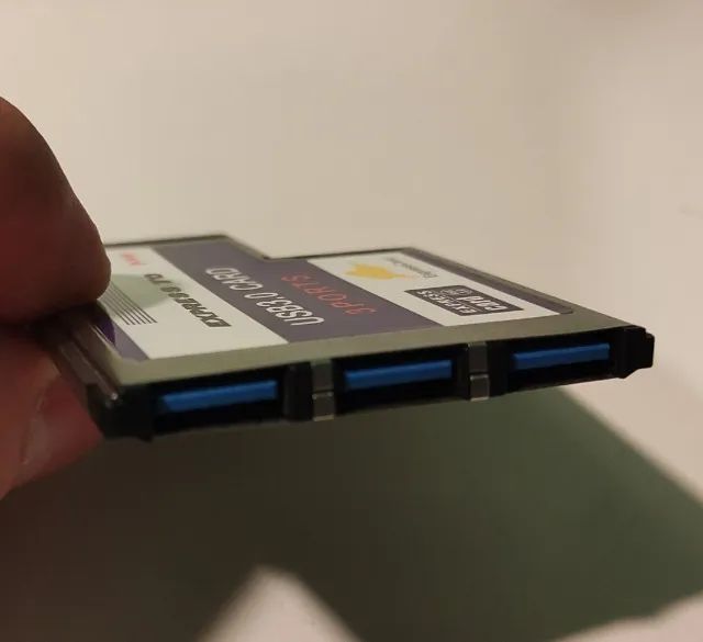 Express Card USB 3.0 - Conversor De Adaptador - Cartão Expresso - Hub Conversor USB 3.0 - Foto 2
