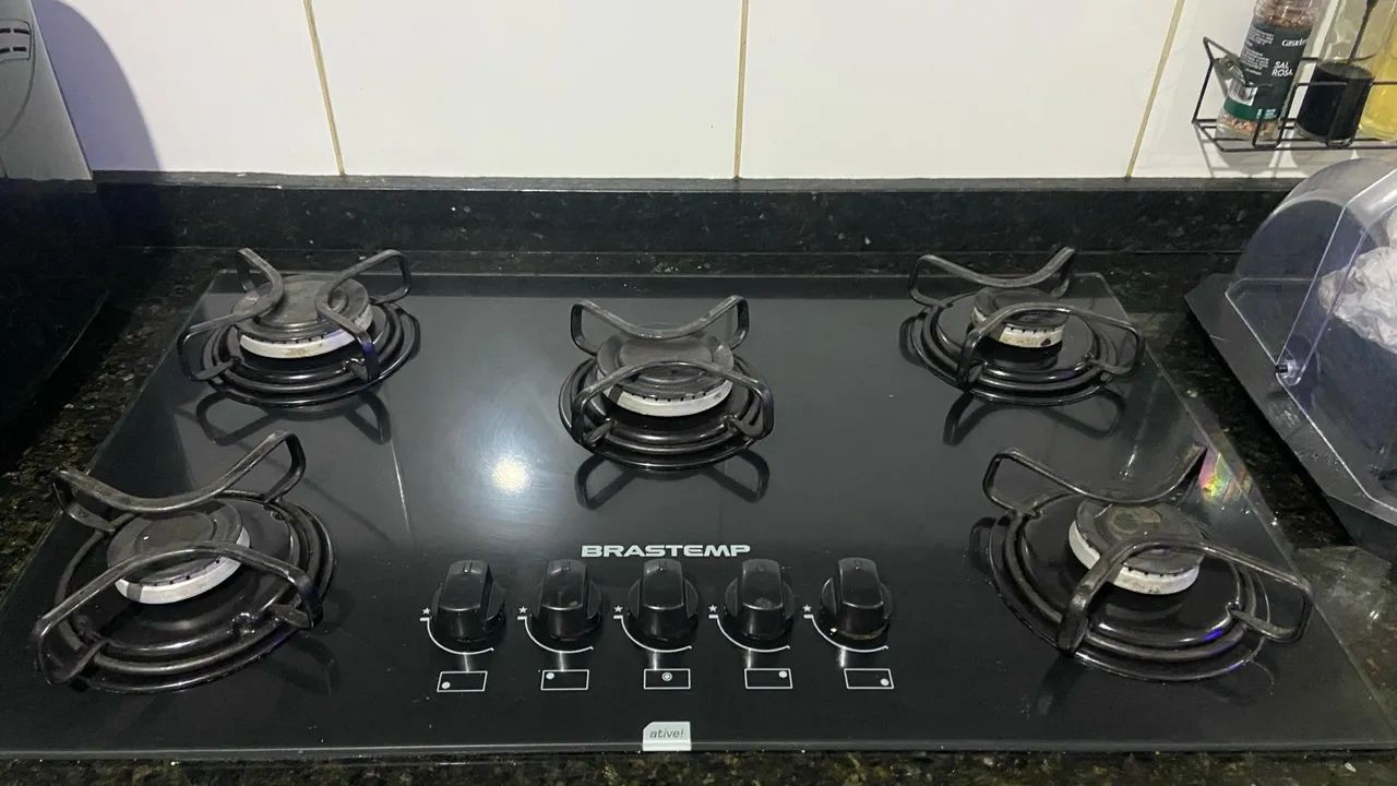 Cooktop 5 bocas - Brastemp  - Foto 2