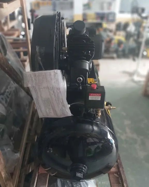 Compressor de ar 100 Litros 140psi Motor 2HP Pressure - Novo/Loja - Foto 5