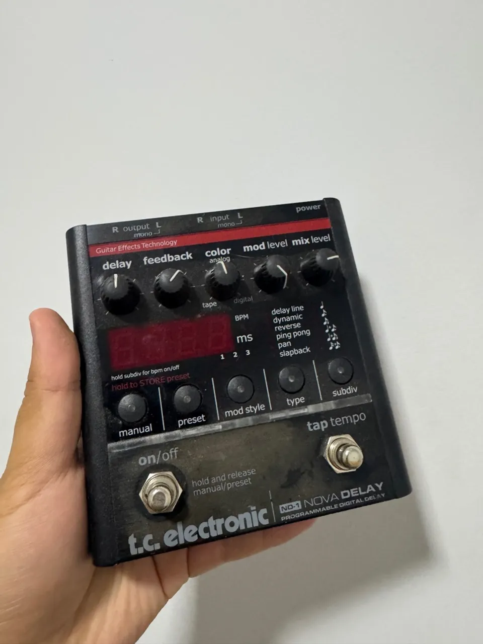 Pedal TC Electronic Nova Delay ND-1