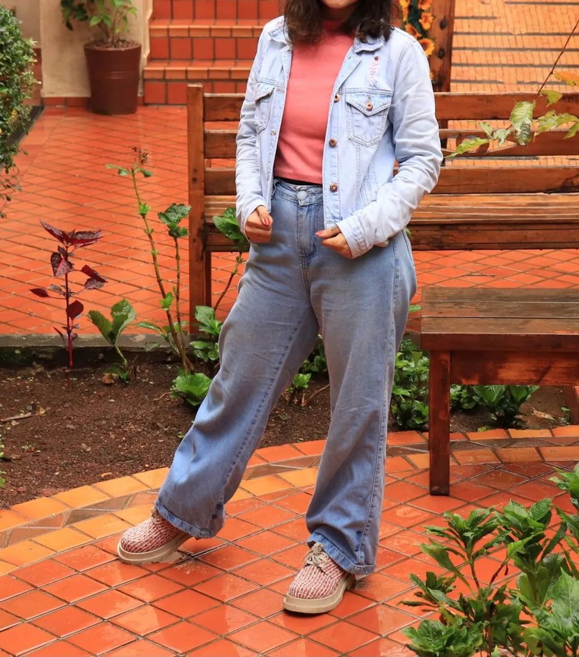 Jaqueta Jeans Forever 21 Veste P / M - Foto 4