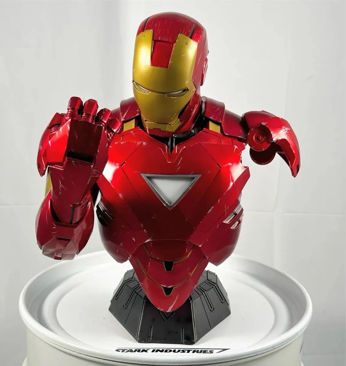 Busto Iron Man - Mark VI Legendary Scale 1/2 Sideshow - Foto 4