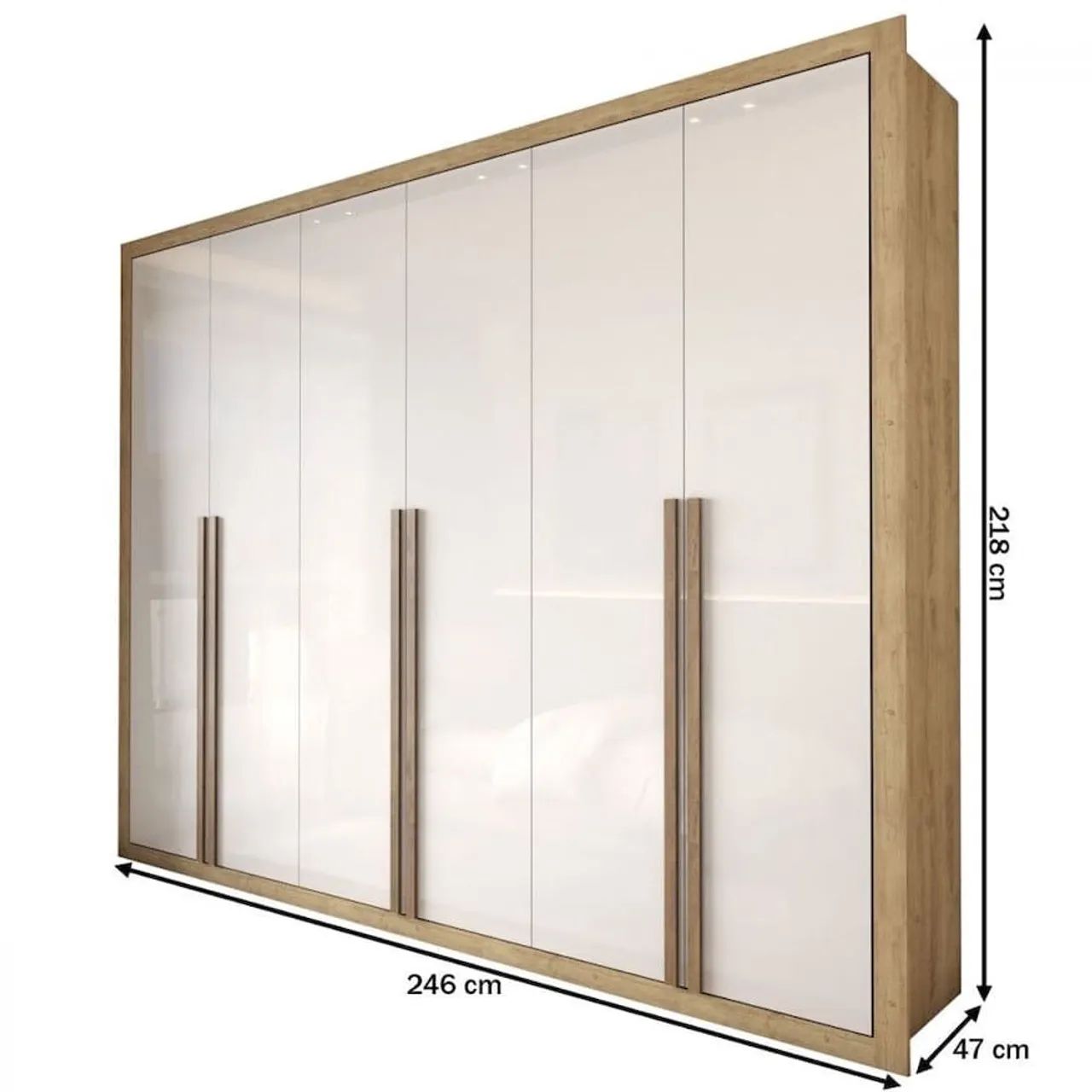 Guarda-roupa planejado com design moderno - Foto 3