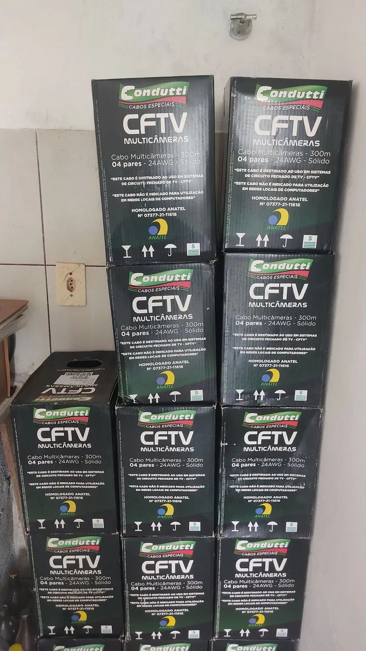 Cabo Multicâmeras 300m 24awg 4 Pares - Foto 3
