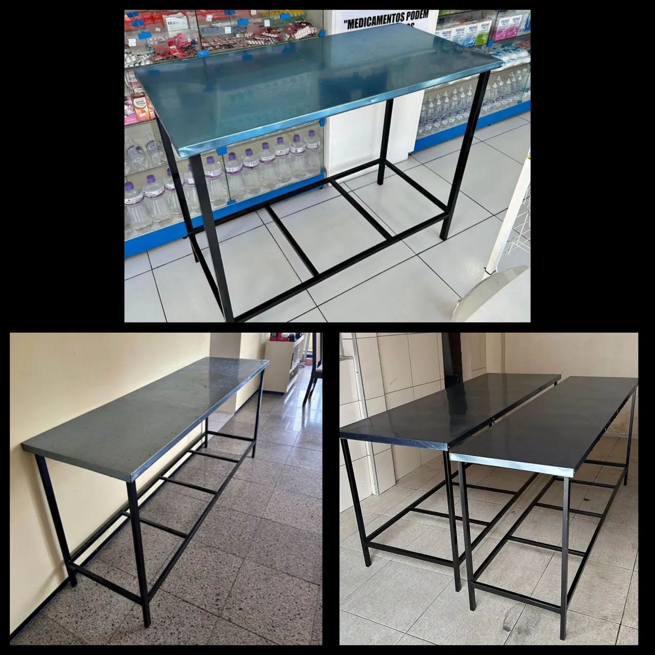 Mesas industriais de inox pronta entrega Disponíveis  - Foto 5