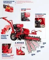 Valetadeira A Gasolina Kawashima VG 15164-RE 15 HP Partida Elétrica