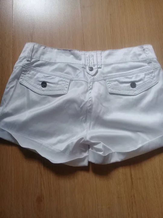 Short branco feminino - Foto 2