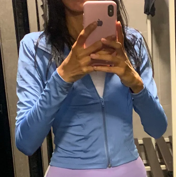 Jaqueta Esportiva Azul Feminina