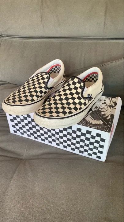 Tênis Vans Slip-On Checkerboard