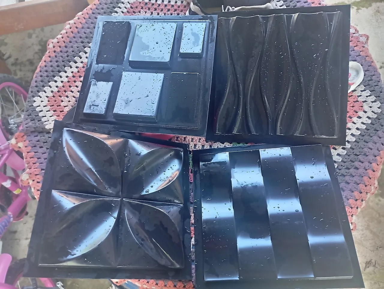 Placas 3D para Revestimento - Vários Modelos