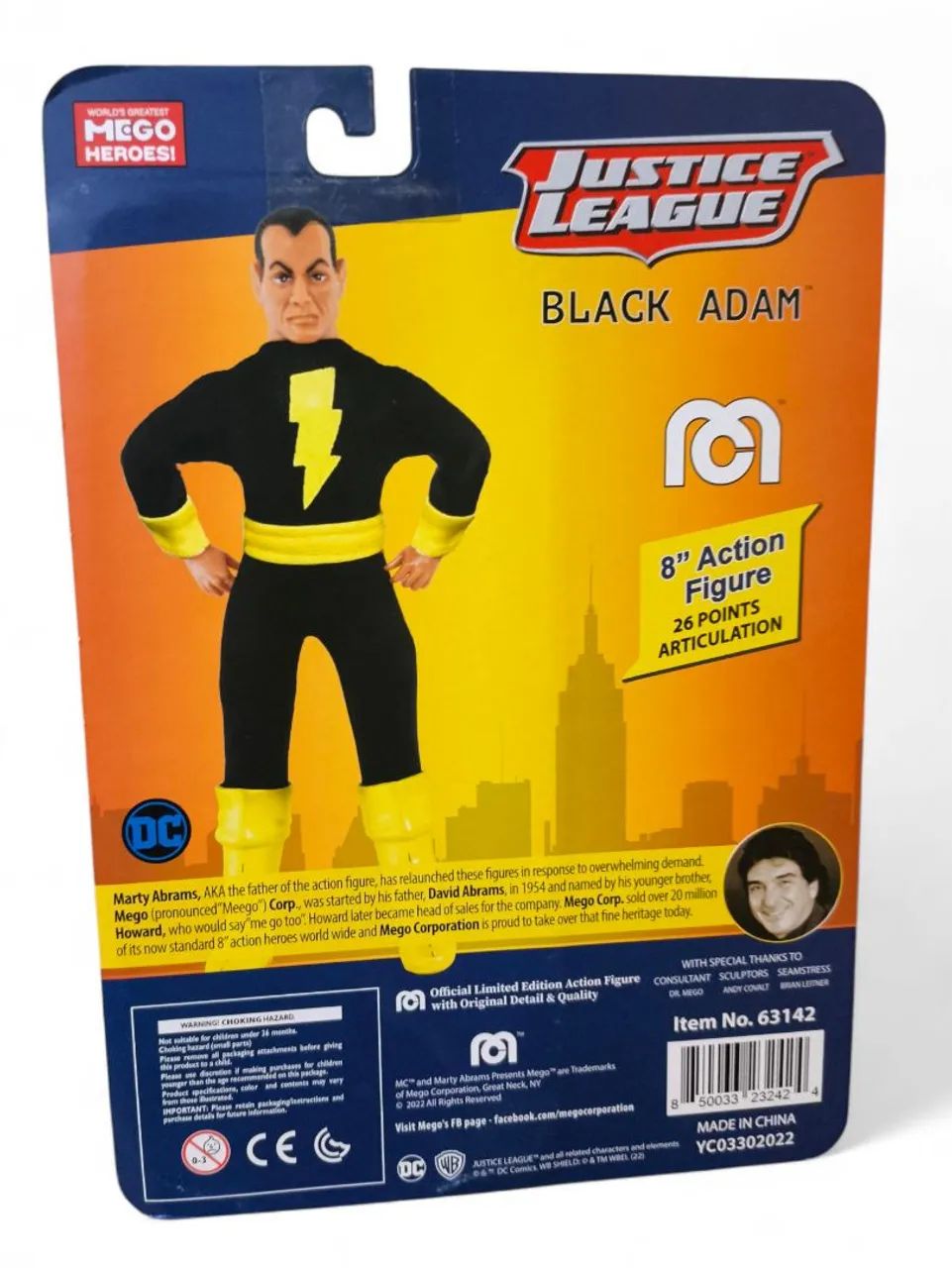 Adão Negro Black Adam DC Mego 8" - Foto 2